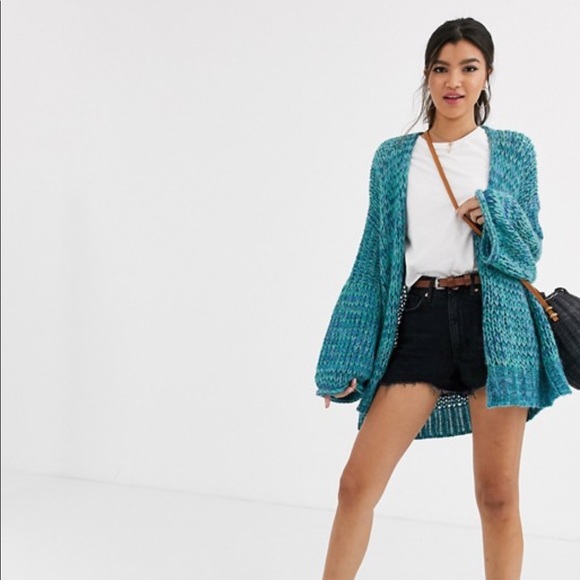 Home Town Wood Knit Loose Fit Cardigan - Picture 8 of 8